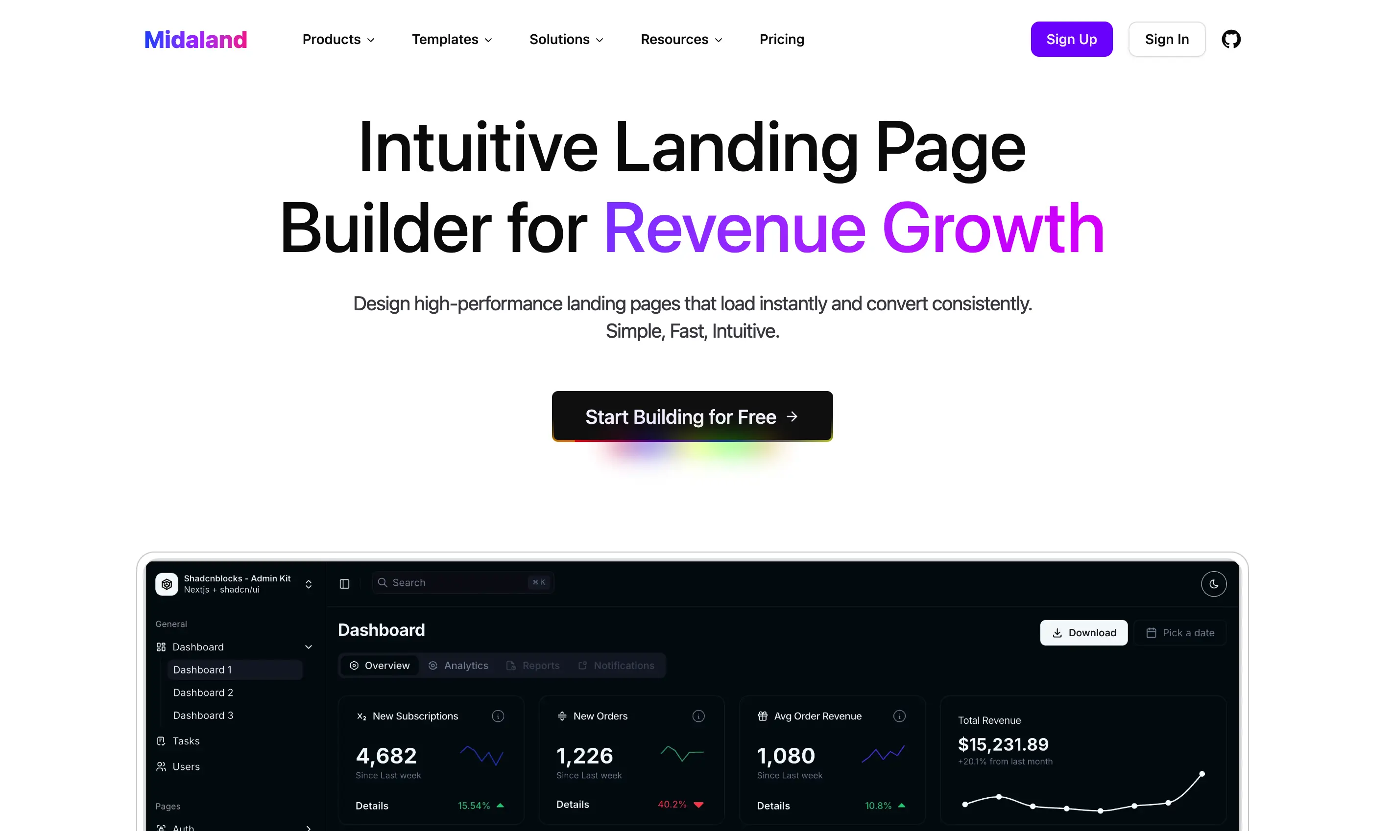 Landing Page